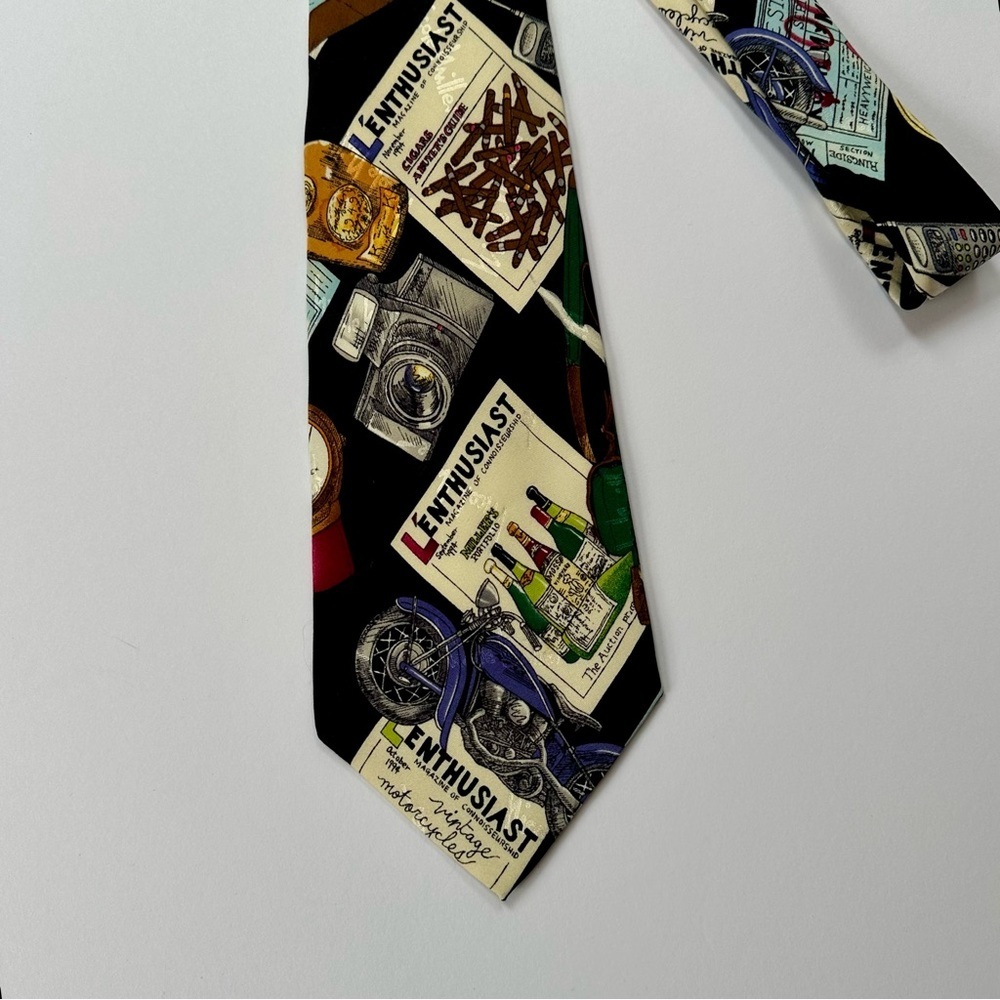 Men’s Nicole Miller Vintage Silk Necktie​​ - Picture 2 of 4